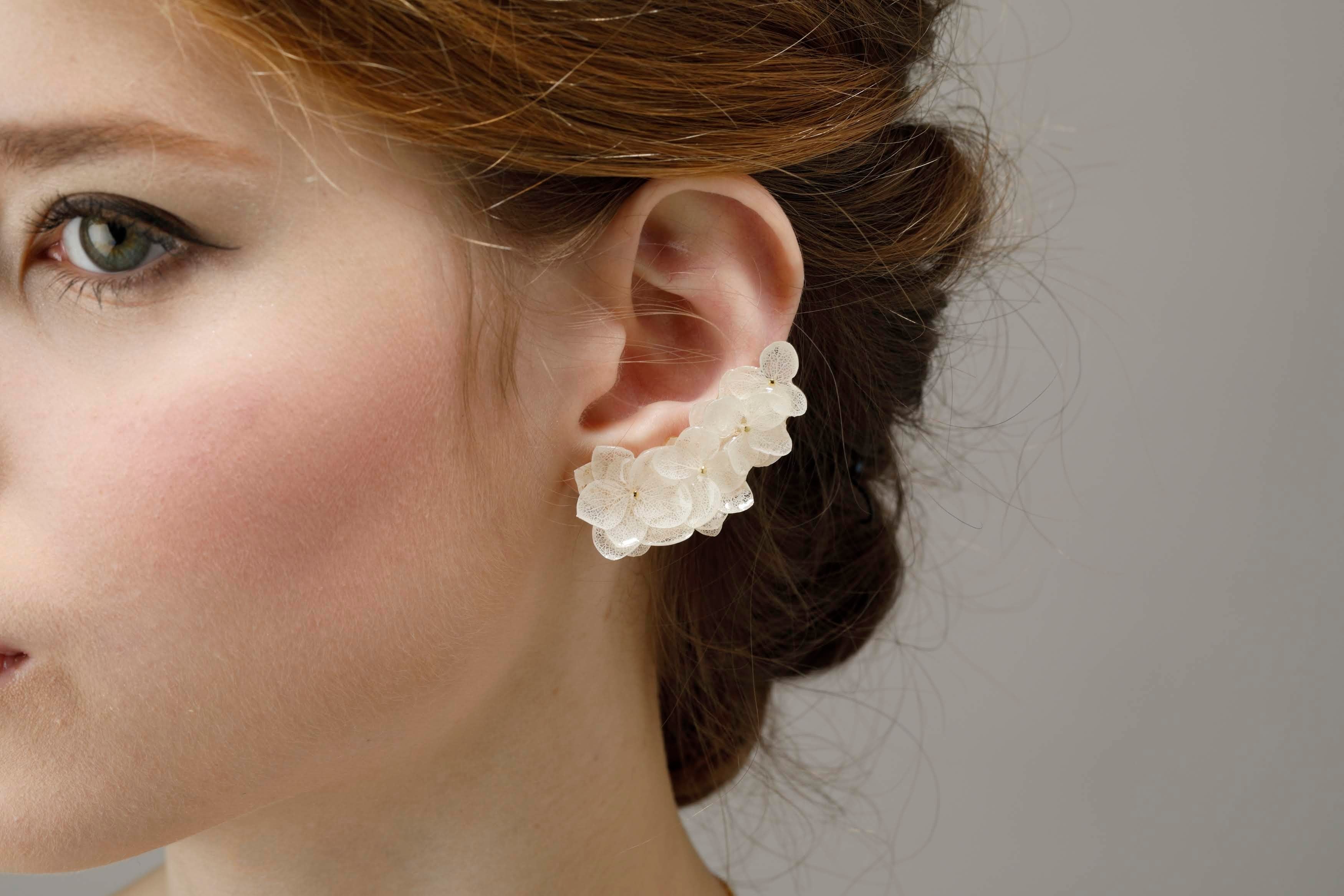 あじさいのイヤーカフセット | La Neige