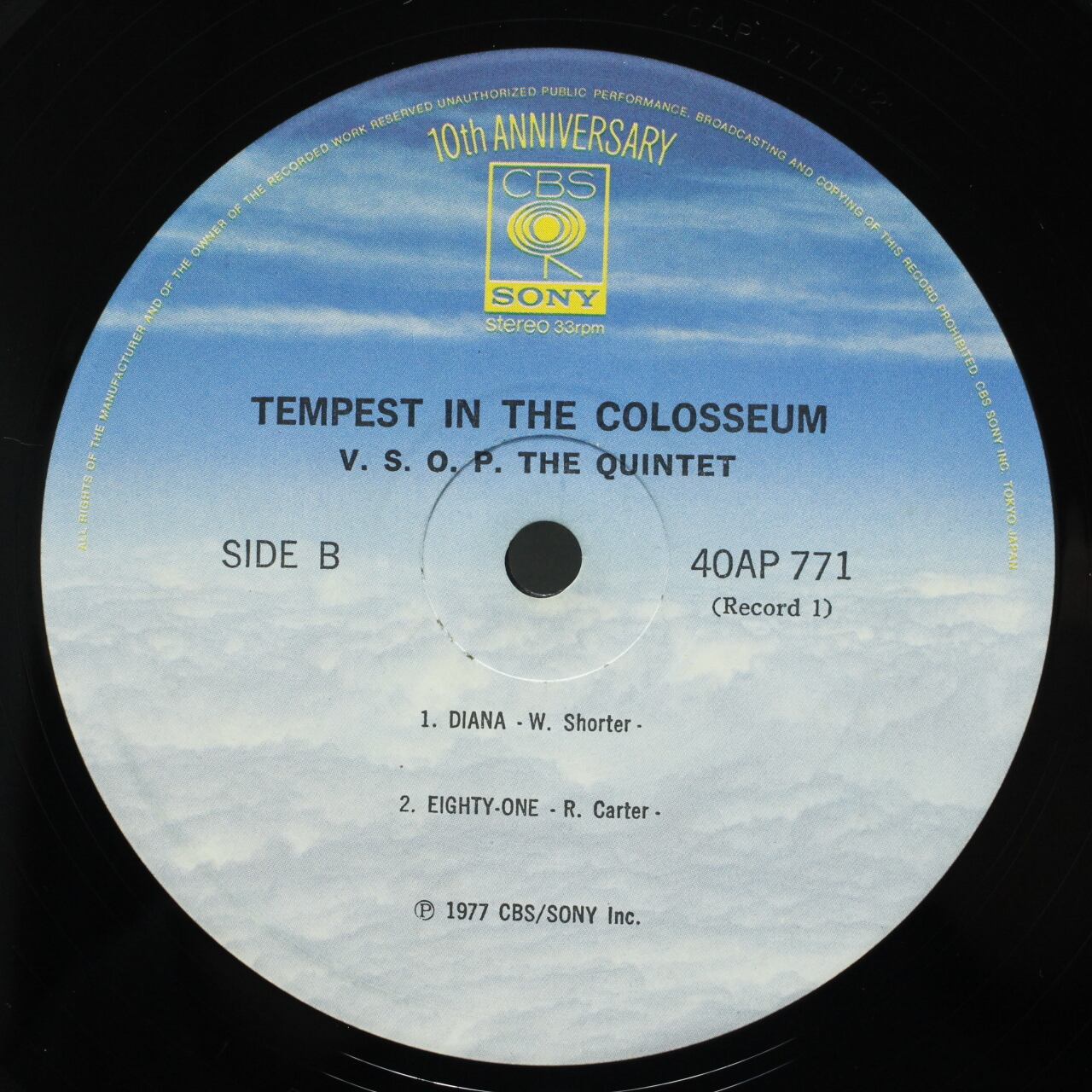 The V.S.O.P. Quintet / Tempest In The Colosseum [40AP 771~2] - 画像5