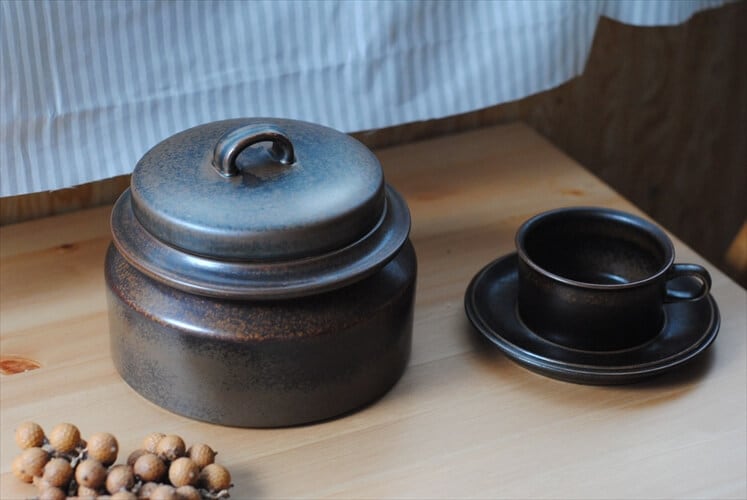 北欧ビンテージ/アンティーク　陶器鍋