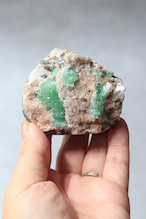 グリーンアポフィライト × スティルバイト 「自由な木々」Green Apophyllite with Stilbite ◇ 天然石・鉱物・パワーストーン・原石 | st00395