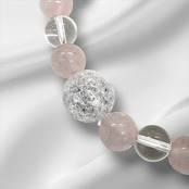 10月誕生石ブレスレット（ローズクォーツ）