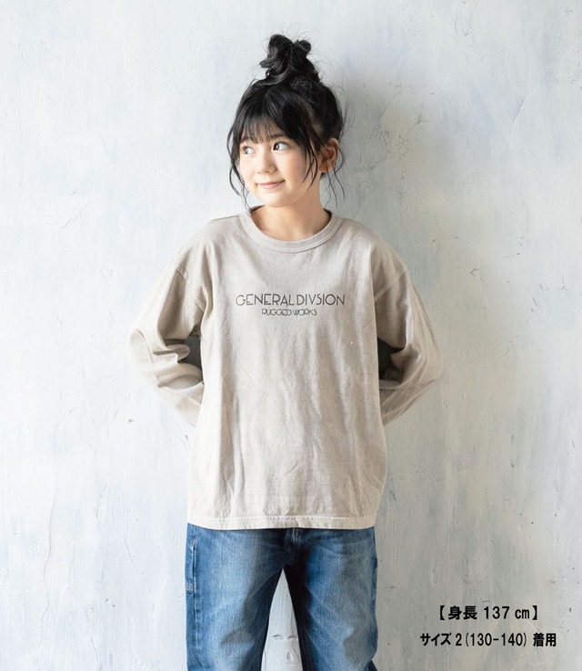 《made in Japan》SULFIDE DYEING L/S TEE
