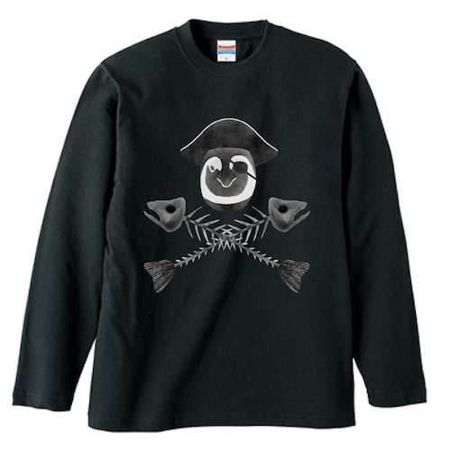ペンギン海賊団　長袖Tシャツ(ブラック)