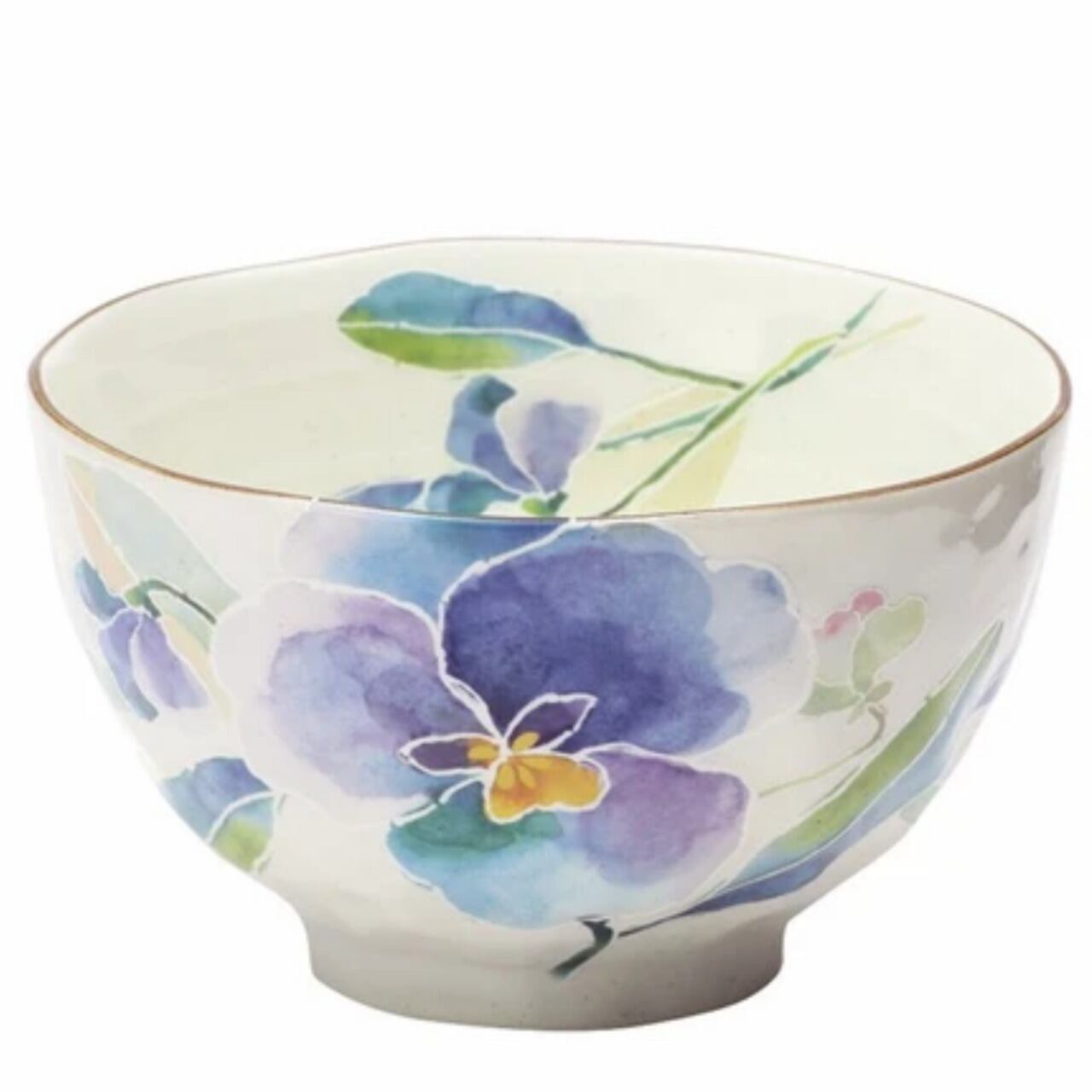 美濃焼陶器 お茶碗 すみれ/菫