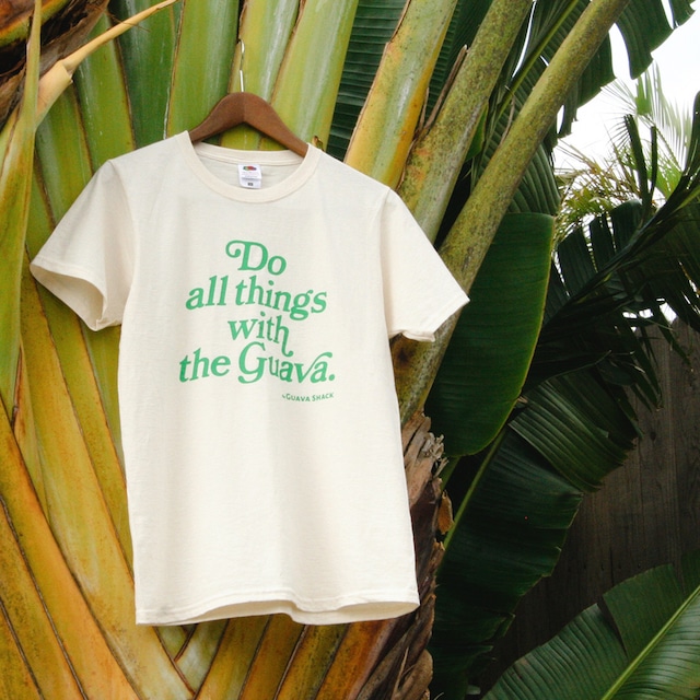 DO ALL THINGS Tee -natural × green-