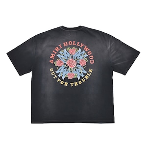 【AMIRI】OUT FOR TROUBLE OVERSIZED TEE