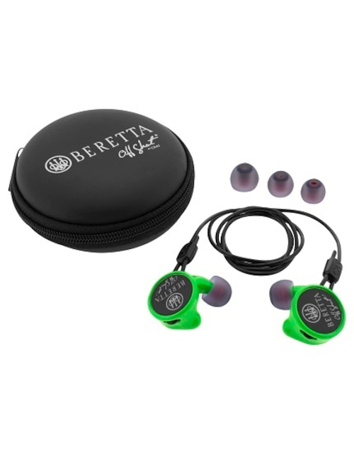 ベレッタ イヤホン ミニヘッドセット（グリーン）/Beretta Earphones Mini Headset Comfort Plus - Green