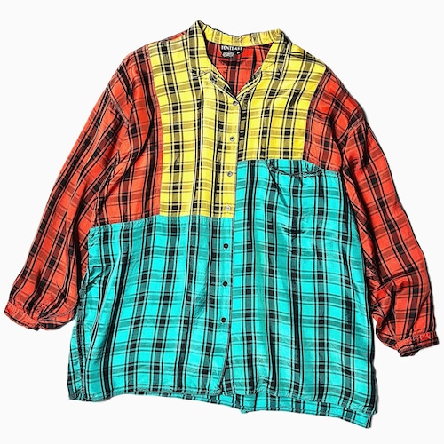 Vintage 80~90's【KONTRAST】Crazy Pattern Shirt