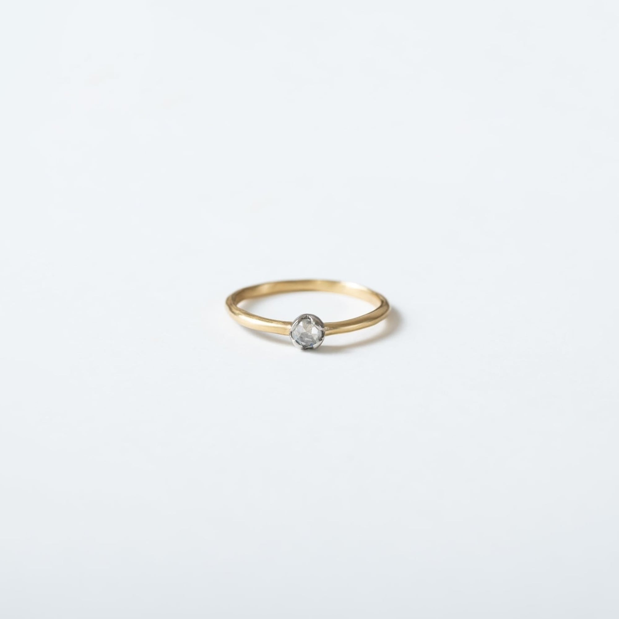 ローズカットダイヤモンドリング 0.17ct