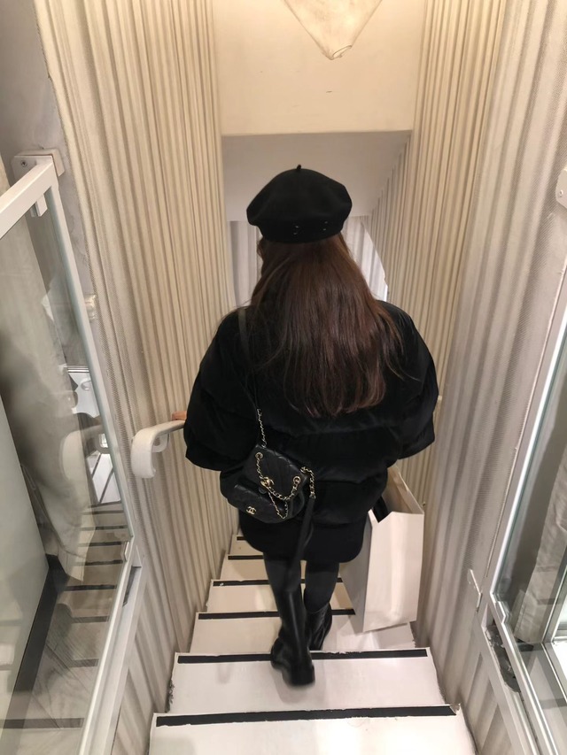 (予約) ounce / Velvet down padding coat 1color