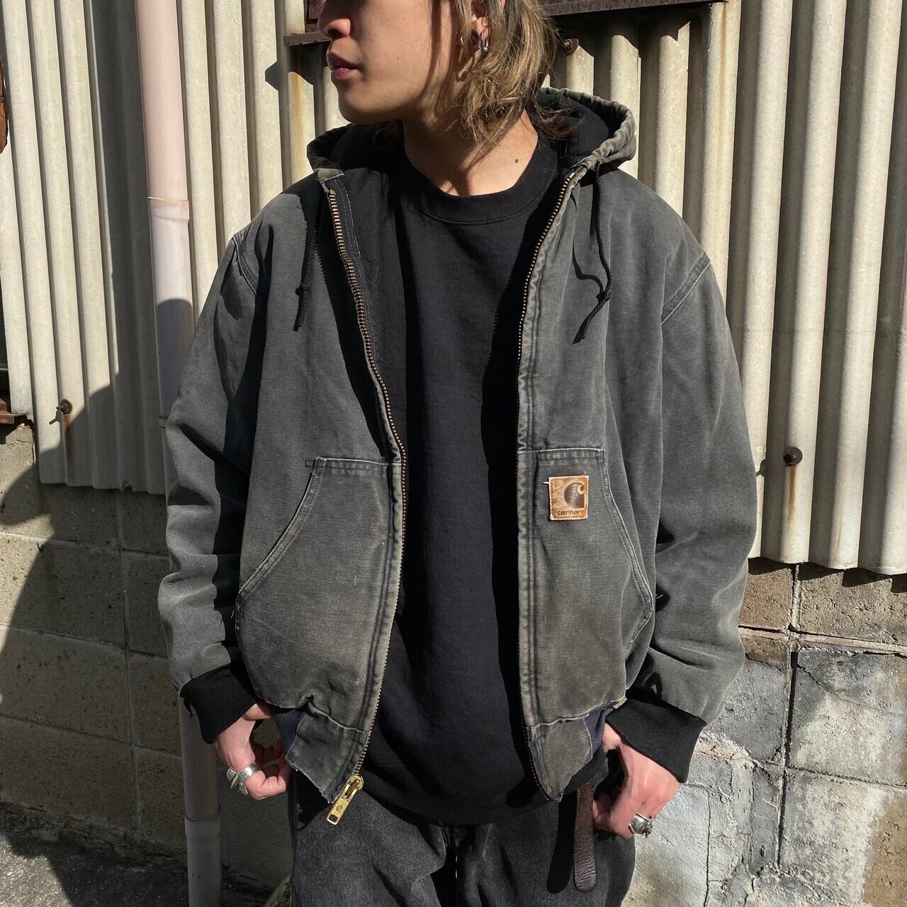 カーハート キルティングライナー アクティブパーカー ワーク