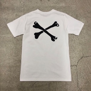 WTAPS/BULLINK Cross Bone print Tee/S/クロスボーンプリントT/Tシャツ/ホワイト/ダブルタップス