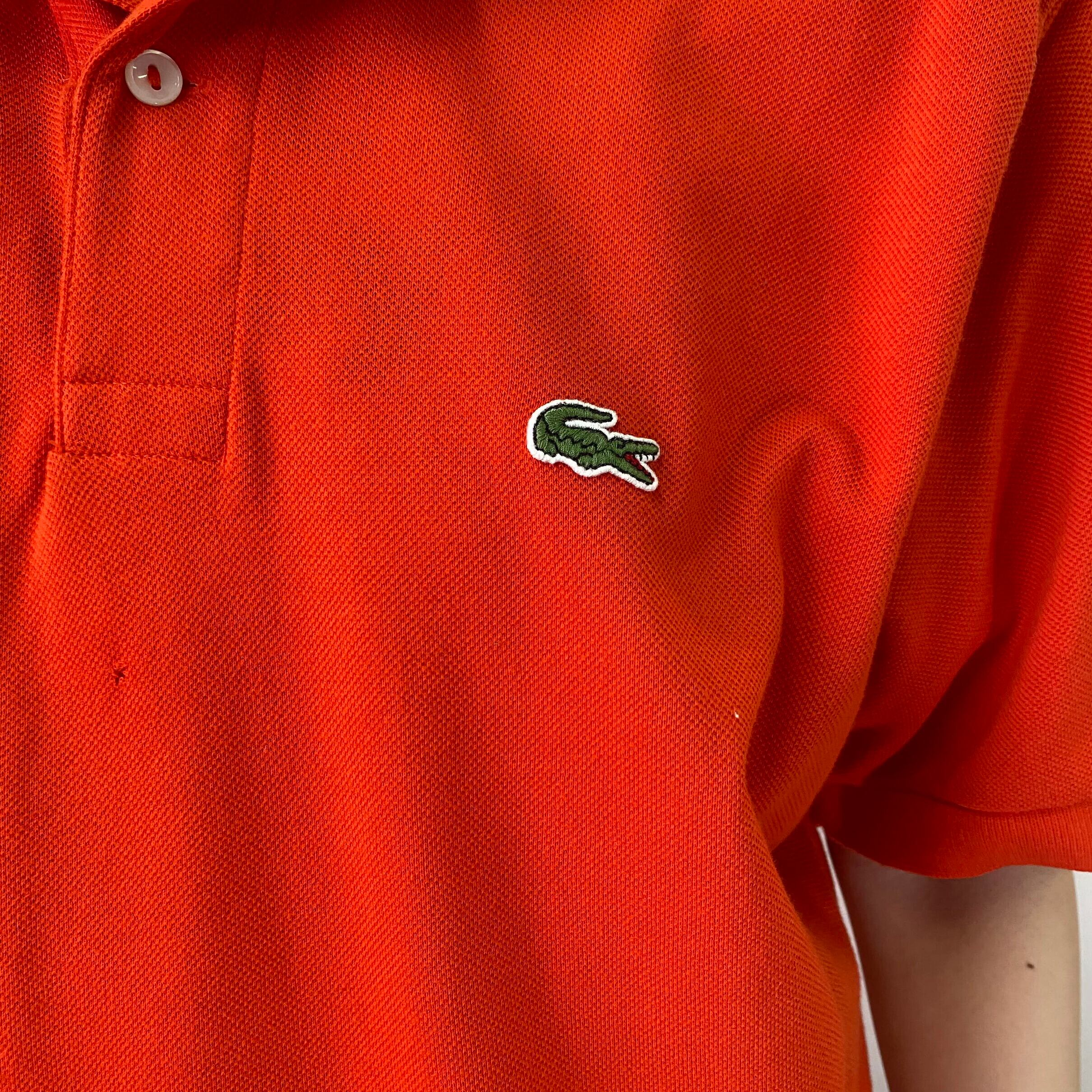 90年代 LACOSTE ラコステ ポロシャツ サイズ5 メンズL相当 古着 90s