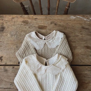 レース襟プルオーバー BT-002