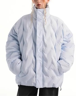 Wave Quilted Cocoon Jacket 504159