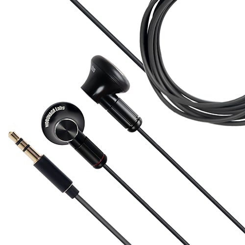 鶯(うぐいす) BK/SV: NOBUNAGA Labs:MMCX/3.5mmストレートプラグ インナーイヤホン
