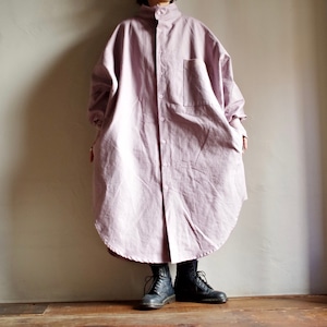Select Item / Cotton Dress Coat #pink / コットン ドレス コート