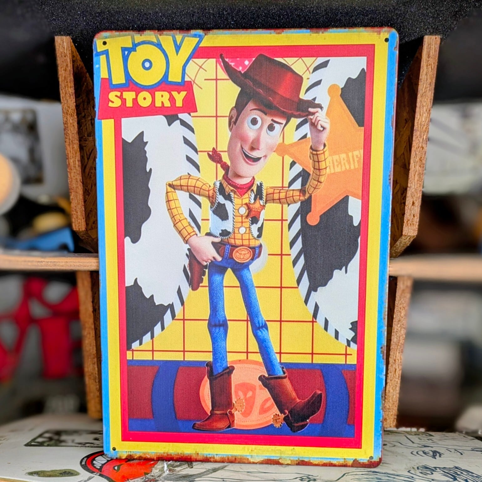 送料無料！ちょうどいいブリキ看板【 TOY STORY（ トイ・ストーリー