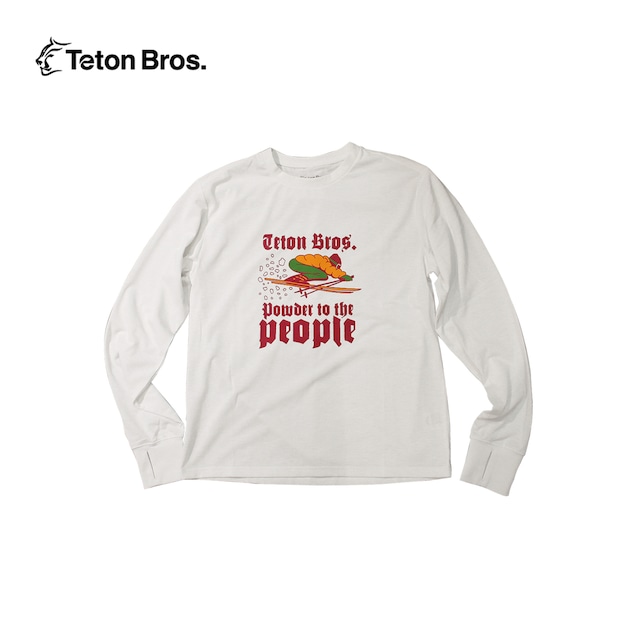 Teton Bros    Powder to the People L/S Tee　