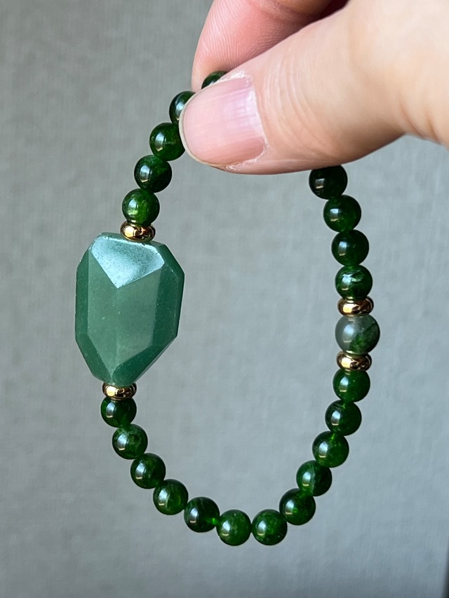 【家族とアムリタ】ダイオプサイト&アベンチュリン