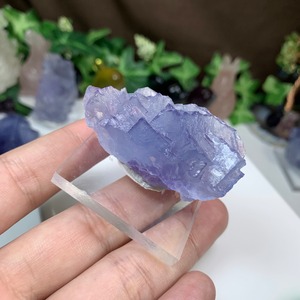 11.幻想的な色合い☆ヤオガンシャン産・ブルーフローライト原石