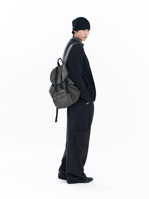 【26AW | MEN】 SAN SAN GEAR サンサンギア / ジップアップニット / BUTTON ZIP-UP KNIT / SG26FWOTZK001