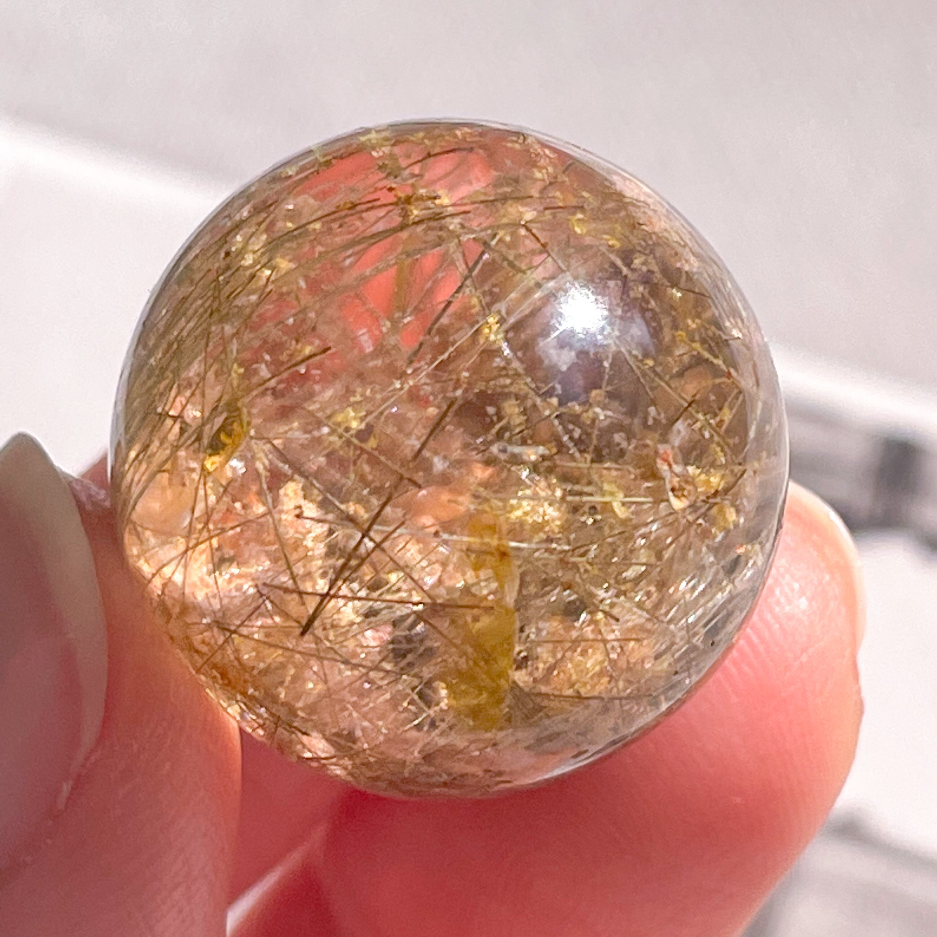 Garden Rutilated Quartz Sphere 2 ✧ ガーデンルチルクォーツ "フラワー"