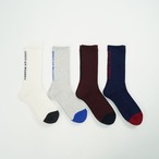 BOKU HA TANOSII ／ BOKUTANO SOCKS "バックロゴパイルクルー"