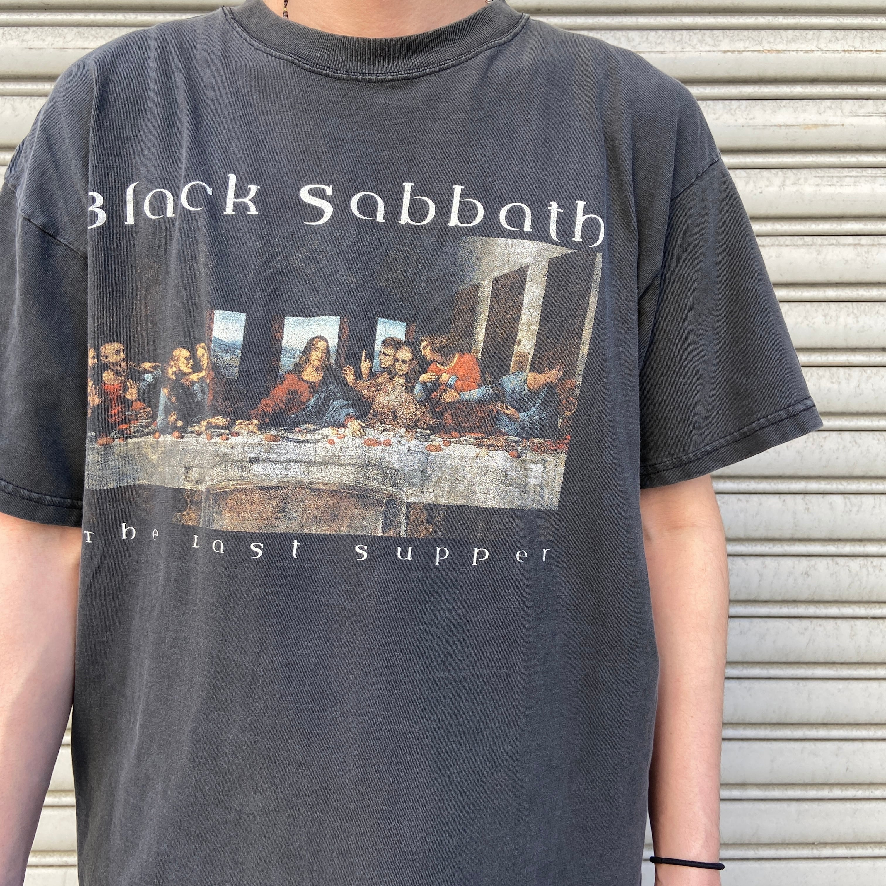 90s BlackSabbath ブラックサバス 最後の晩餐 バンt XL | 古着屋 Uan