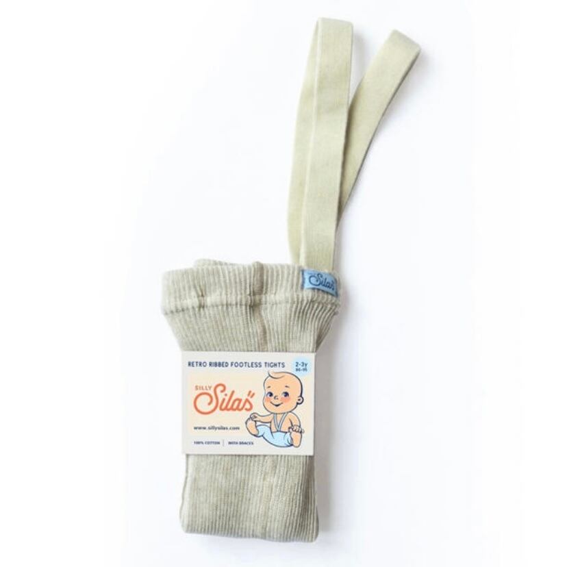 送料無料 / SILLY Silas Footless Tights / Cream | cotton_baby