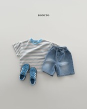 BONITO 26/SS モアストライプTシャツ