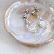 《4点set》初心（うぶ）3つぶ耳飾り+ひとつぶ耳飾り+ブレスレット+ネックレス　kazuki edo Summer Collection 2026