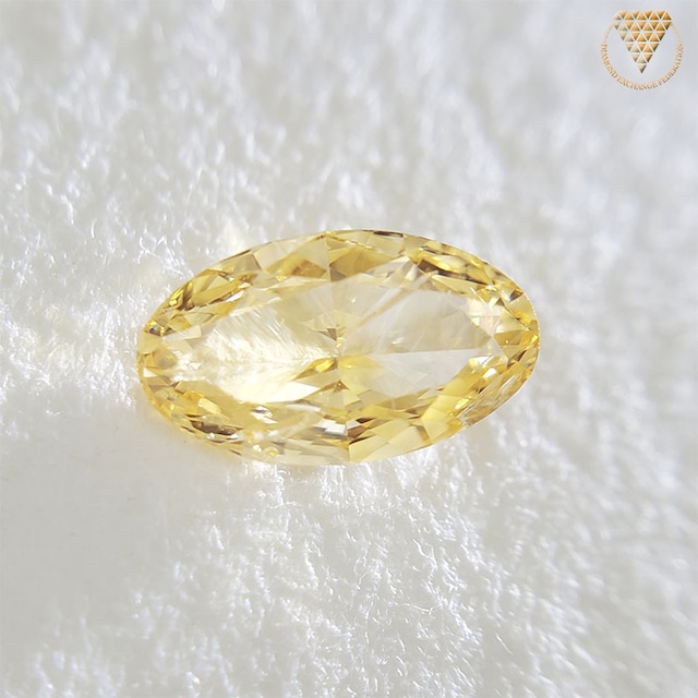 0.248 ct Fancy Intense Orangy Yellow I1 天然 オレンジ イエロー ダイヤモンド ルース オーバル