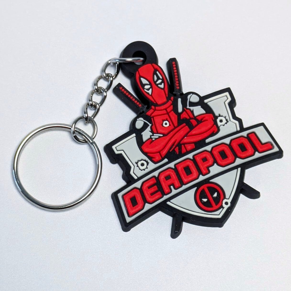 ♧ 送料無料！ ★ラバーキーホルダー★ 【 Deadpool ( デッドプール )  】X-MEN / MARVEL  〚アメリカン雑貨 アメトイ〛