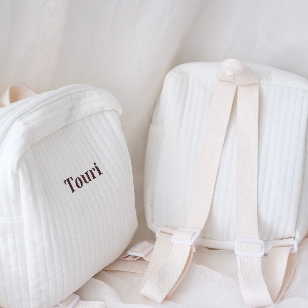 S001 【 Named backpack /刺繍 】 名入れリュック オムツポーチ 1歳