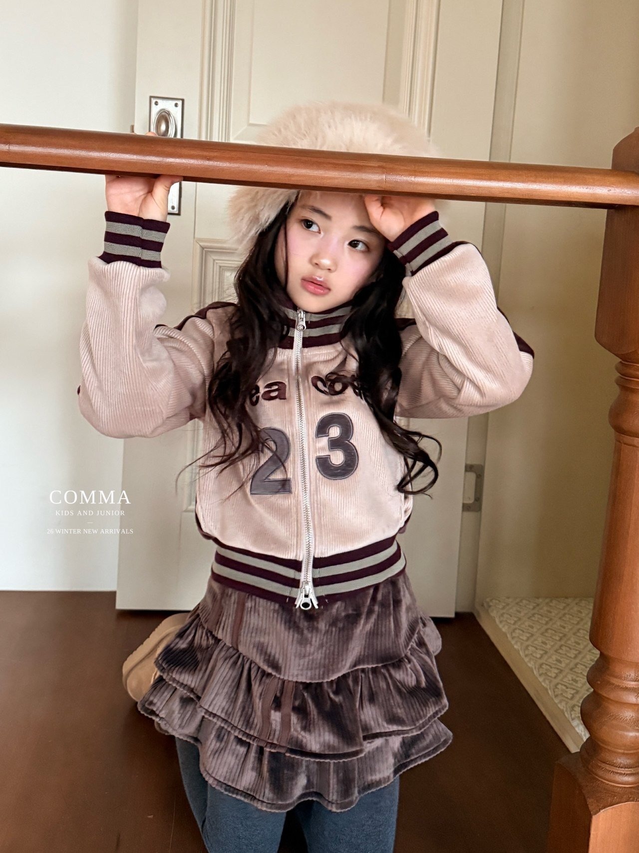 COMMA［取寄］zasu zipup cardigan 26winter
