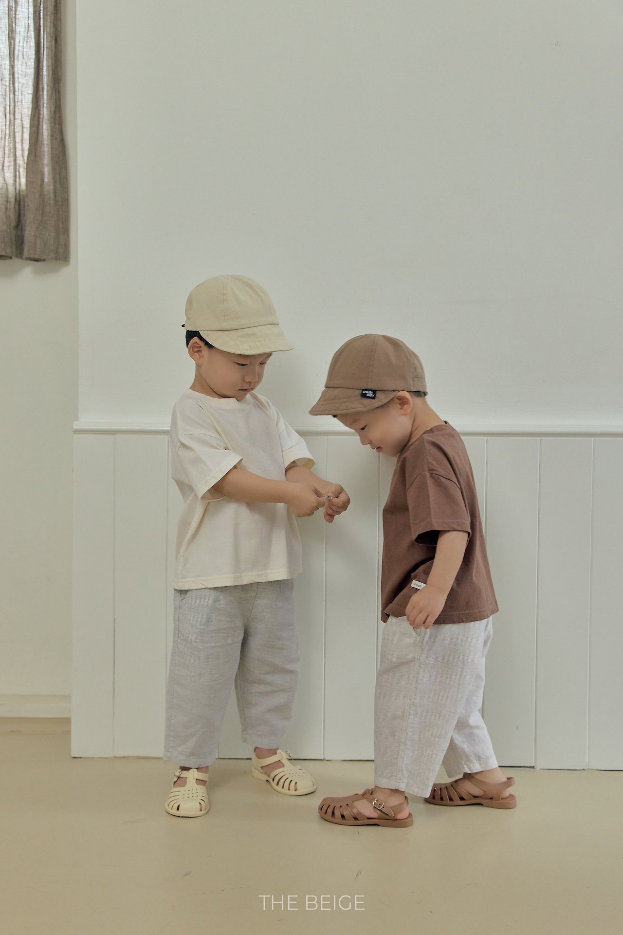 [THE BEIGE] Plain Short sleeve T-shirt / [더베이지] 무지반팔티