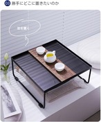 サイドテーブル ローサイドテーブル ブラック 黒 省スペース コンパクト シンプル おしゃれ 北欧