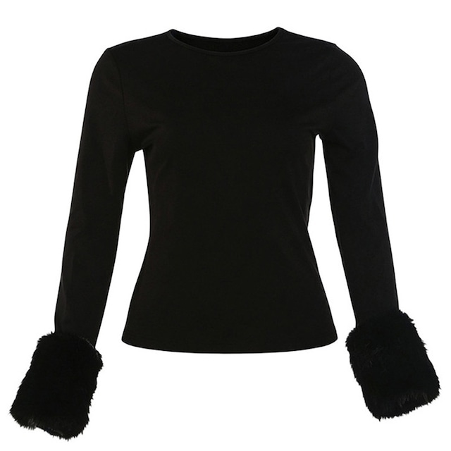 Fur cuff tops 1319