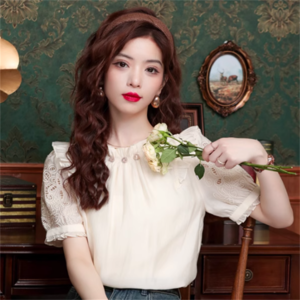 【送料無料】 トップス ブラウス 半袖 ハイネック Aライン フレア プルオーバー キラキラ リボン ビジュー パール フリル レース 透け感 シースルー 薄手生地 かわいい 大人可愛い 大人女子 こなれ感 シンプル カジュアル 大人 上品 おしゃれ お洒落 ラフ コンサバ エレガント フェミニン ガーリー 無地 夏 20代 30代 40代 女性用 レディース デート お出かけ お茶会 女子会 休日 演奏会 授業参観 二次会 パーティ 着回し プチプライス デイリーユース 普段使い ファッション