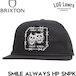 BRIXTON ブリクストン SMILE ALWAYS HP SNPK スナップバックキャップ 帽子 メンズ レディース BLACK 26SP 日本代理店正規品