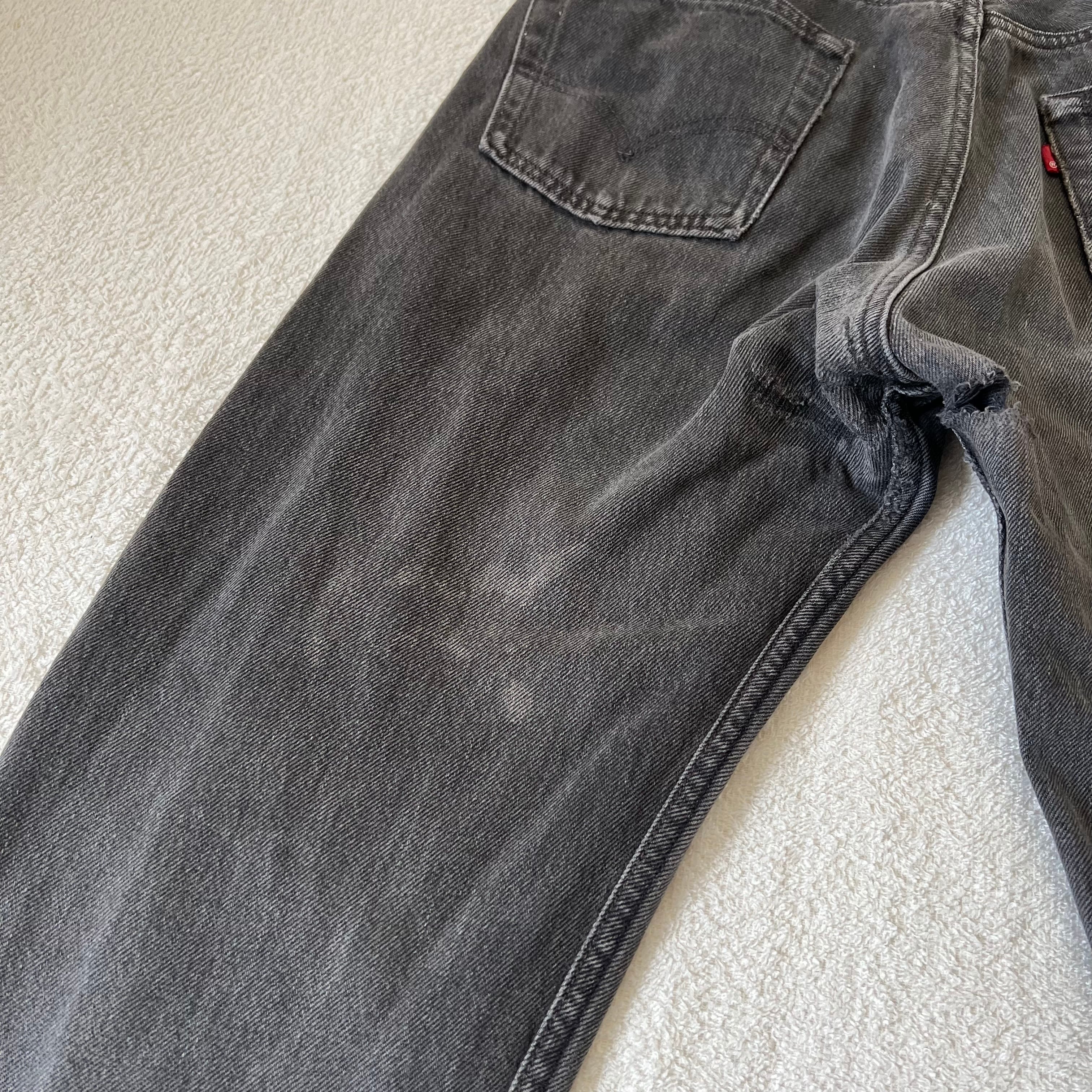 Levi's 501 USA製 W30×L30 リーバイス ブラック デニム ジーンズ Levi's 501 USA製 W30×L30 リーバイス ブラック デニム ジーンズ