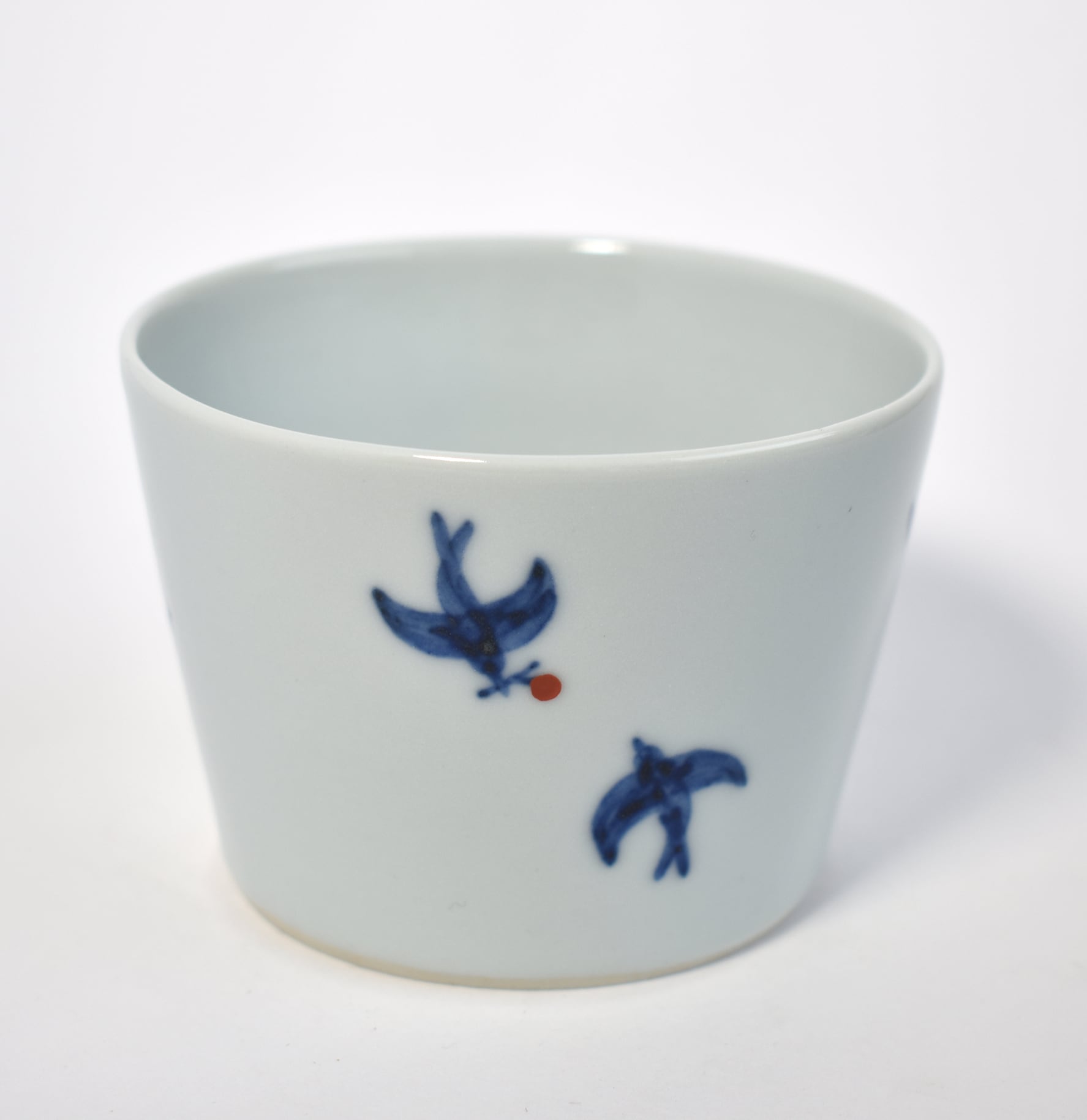 日下華子 くさかはなこ 九谷焼 7寸皿 「つばめ」 | artra online shop