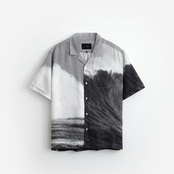 STAMPD / BLACK WAVE COLLAR BUTTONDOWN