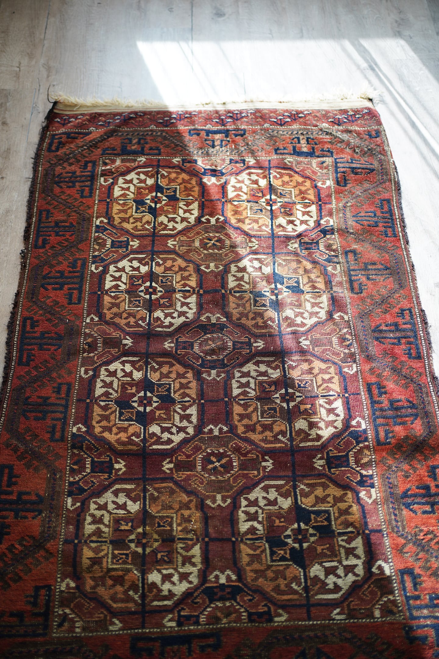 168】Antique Afghan Baluch rug 1900's | ヴィンテージラグ専門店