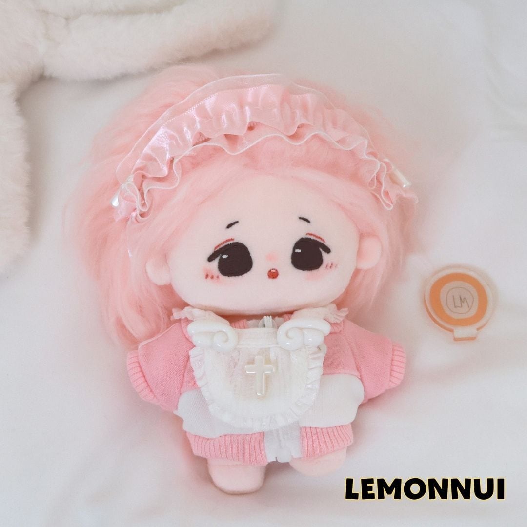 10cm ぬいぐるみ服 着せ替え 地雷系 無属性 ピンク ちびぬい ぬい活