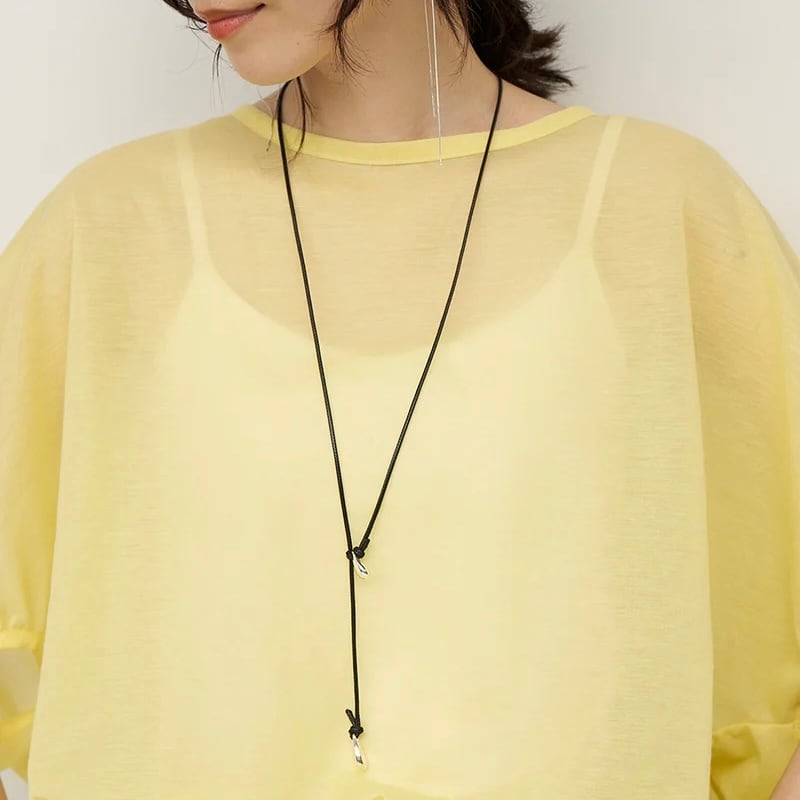 CHIGNON 】ニュアンスドロップY字コードネックレス | valance 福井