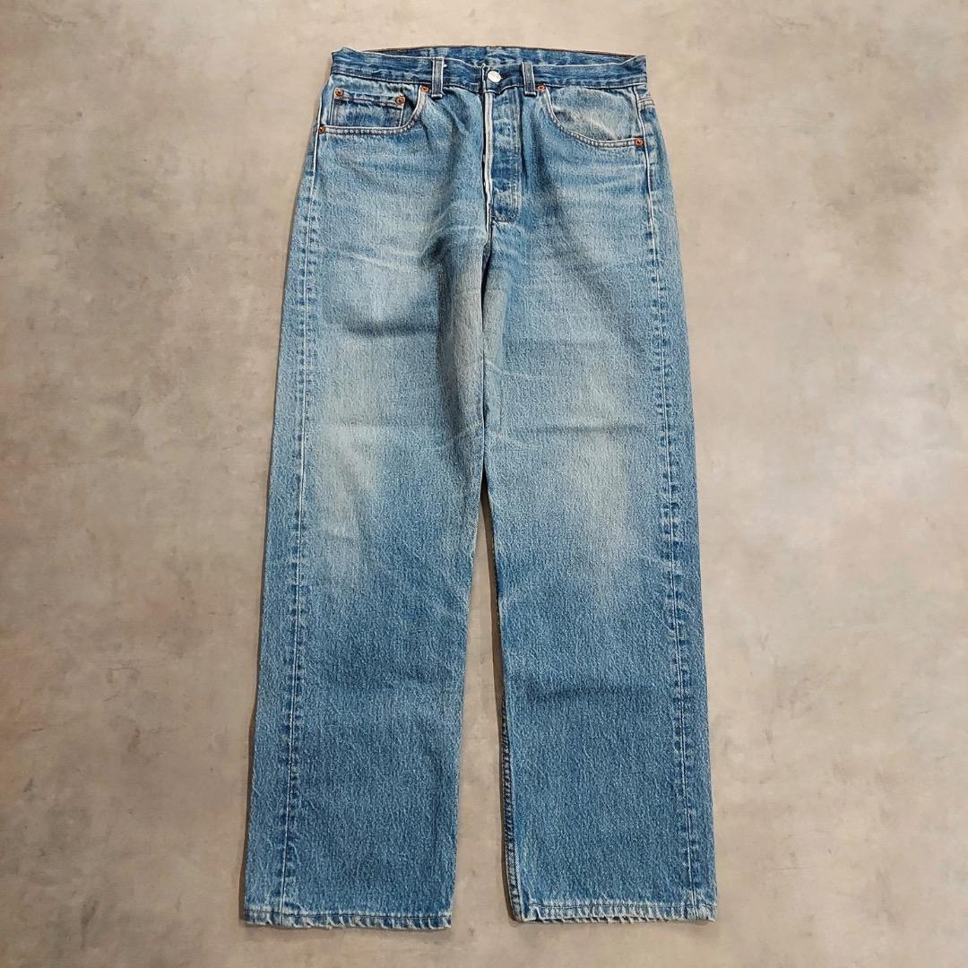 リーバイス501 Levis W33 青 USA製 90s 古着 17459