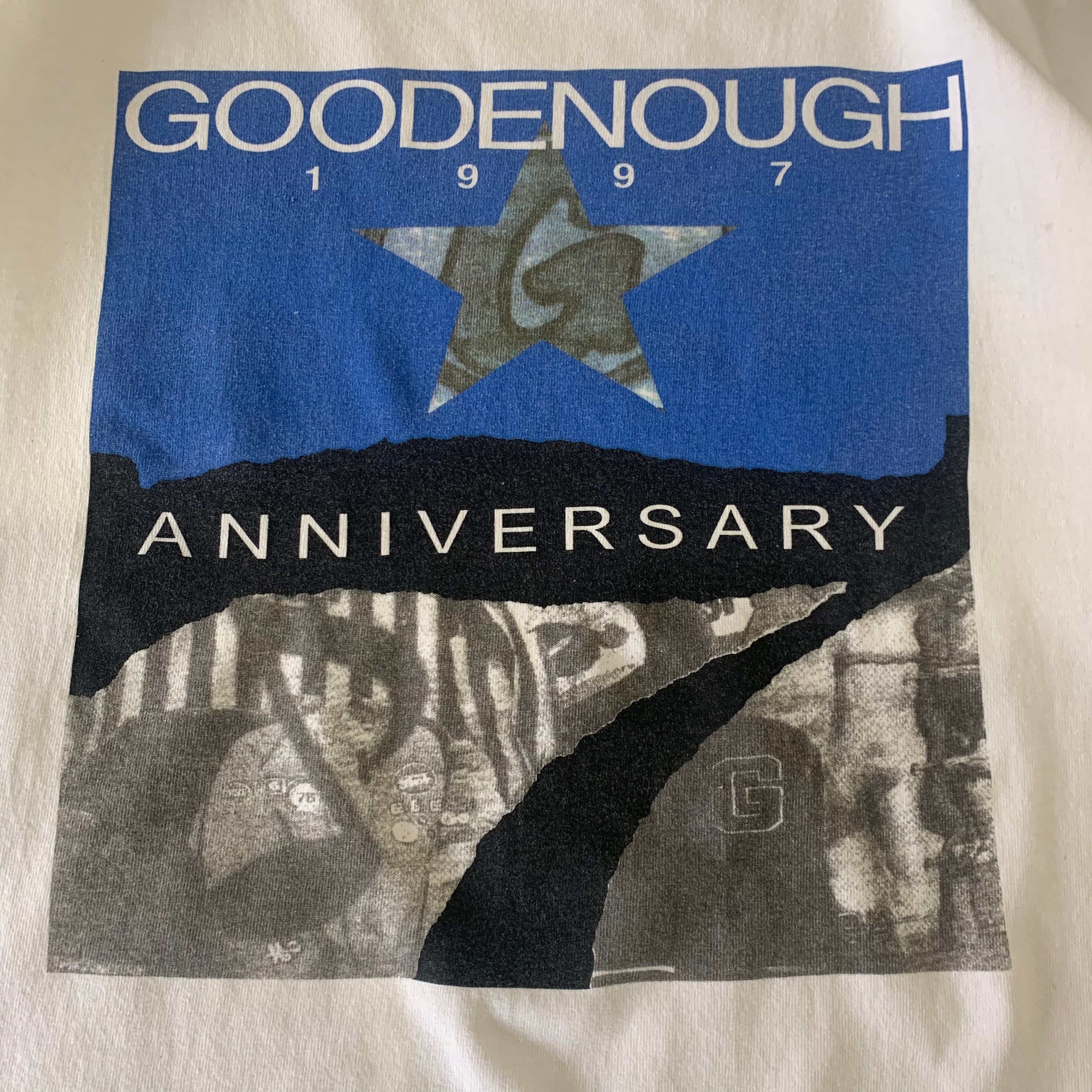 90s GOOD ENOUGH 7th anniversary T-shirt | What'z up