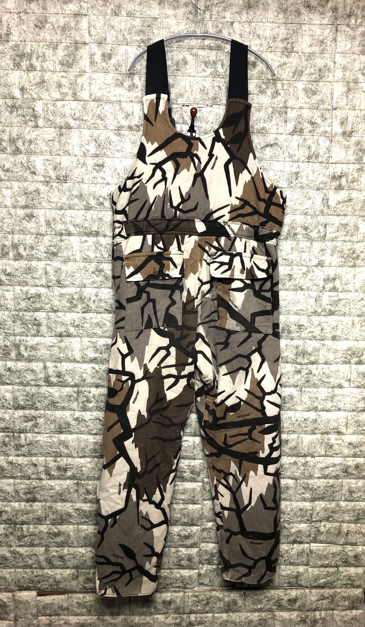 希少 1990s USA製 PREDATOR CAMO プレデターカモ 迷彩 中綿 